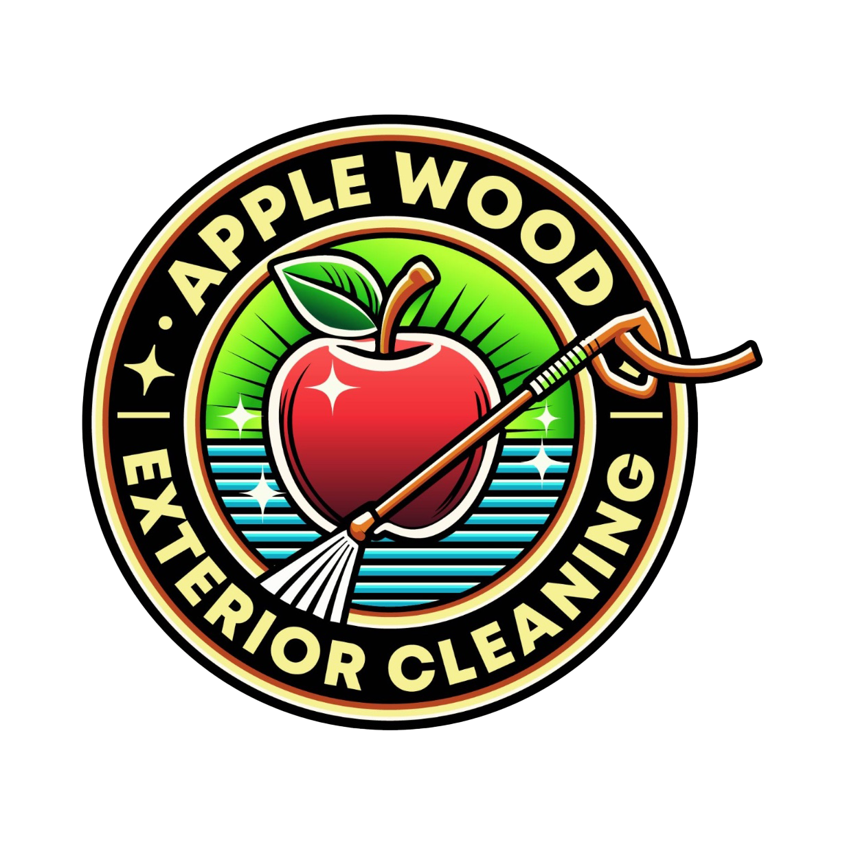 Logo Apple Wood - Exterior Cleaning